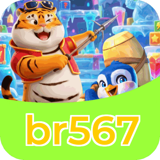 Interface do aplicativo br567 mostrando jogos disponíveis no iOS e Android